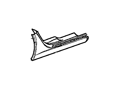 Chrysler LG64VMTAB CLADDING Quarter Panel