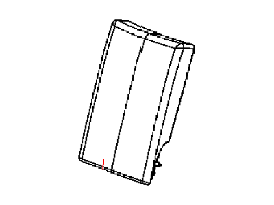 Mopar 5PK801V5AA Armrest Rear Seat Center 5PK801V5AA Mopar Armrest Rear Seat Center Illustration 1 of 1
