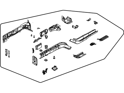 Mopar 5076004AB Rail Frame Front