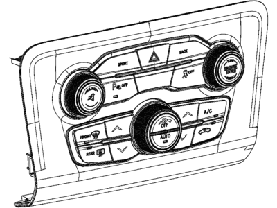 Dodge Charger A/C Switch - 56054683AB