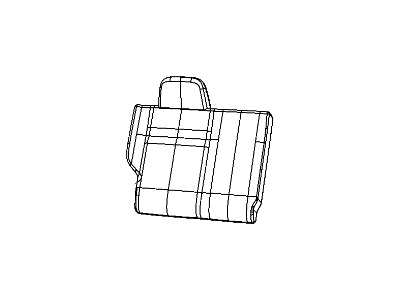 Dodge 1LZ351DQAA COVER Rear Seat Back 60% Side