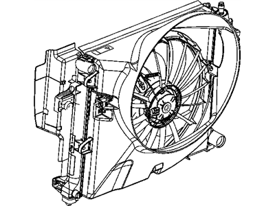 Jeep 5143209AB SHROUD Fan