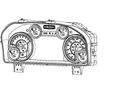 Ram 68340658AB CLUSTER Instrument Panel