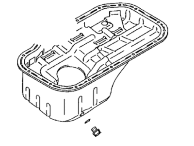1993 Dodge Colt Oil Pan - MD188300