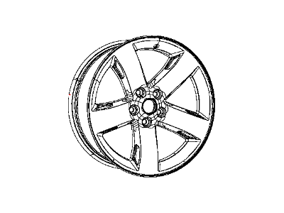 Mopar 5PE921AUAA Wheel Aluminum