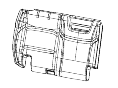 Jeep 7DZ52BDQAB COVER Rear Seat Back Right