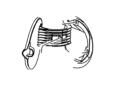 57010161AA Mopar Door Fuel Fill Illustration 1 of 1