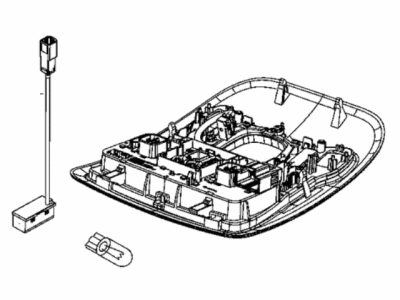 Jeep 5YW88MS7AA CONSOLE Overhead