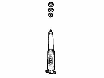 Mopar 4886533AA Shock Absorber Package Suspension Front
