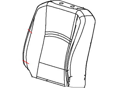 Ram 5MV53LA8AA COVER Front Seat Back