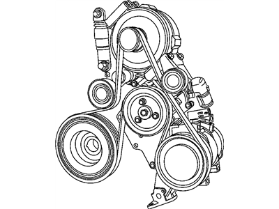 Chrysler 5080313AB BELT V-Belt