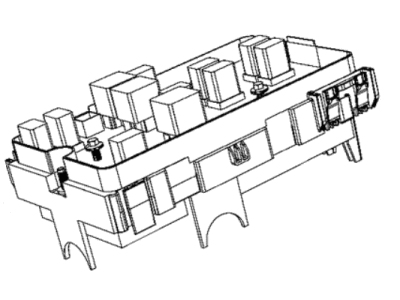 Chrysler 68406348AA POWER DISTRIBUTION CENTER