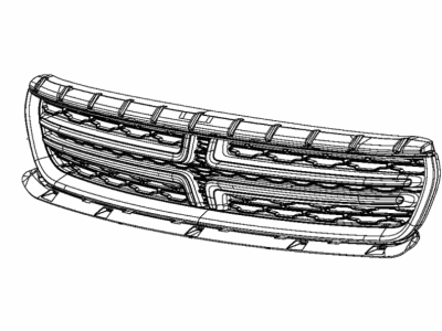 Dodge 5RL71RXFAB GRILLE Radiator