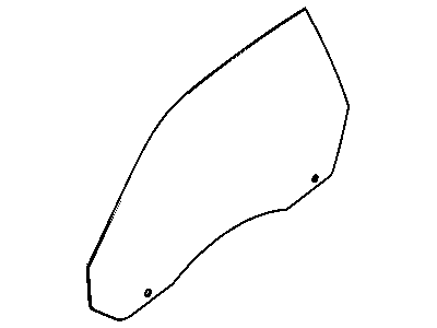 Dodge 4816143AB GLASS Front Door