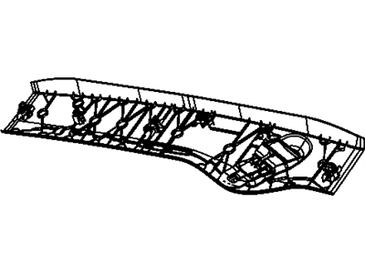Mopar ZR44BD1AD Molding Rear Header