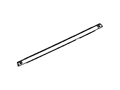 Mopar 5067752AA Weatherstrip Rear Door Belt Outer