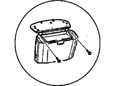 Mopar 5FW371AZAC Bin Storage, Rear 5FW371AZAC Mopar Bin Storage, Rear Illustration 1 of 1