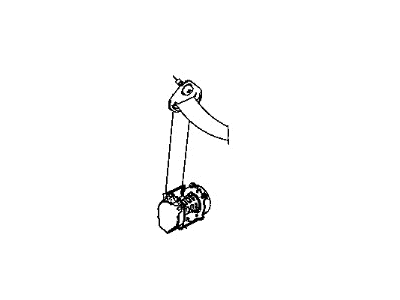 YX40XDVAD Mopar Seat Belt Rear Outer Illustration 1 of 1