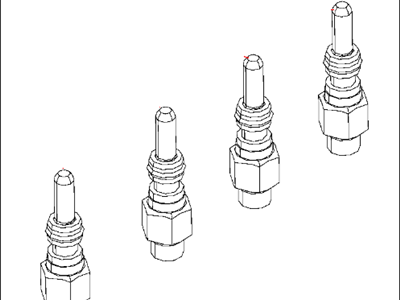 Ram 68099604AA GLOW PLUG
