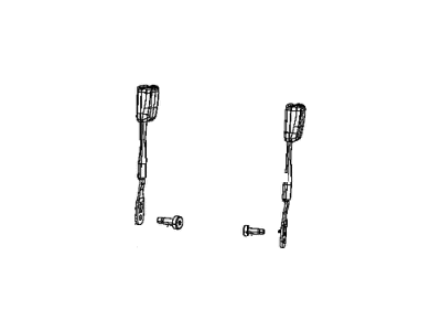 Jeep 1SU821U5AI SEAT BELT Front Inner