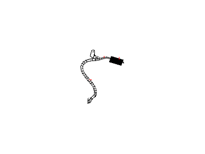 Mopar 4779450AH Hose Brake Rear, Passenger Side