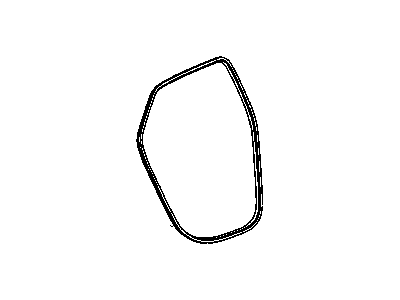 Mopar UW64BD1AA Weatherstrip Rear Door Body Mounted