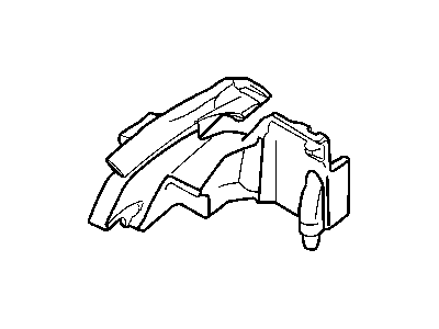 Chrysler 4815397AC SEAL Quarter Belt Trim