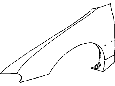 2000 Chrysler Sebring Fender - MB959348