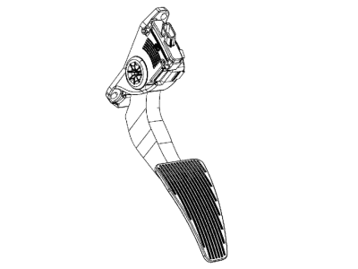 Ram 68044317AD PEDAL Accelerator