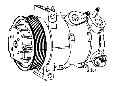 Mopar 55111426AC Compressor A/C No Serviceable Components