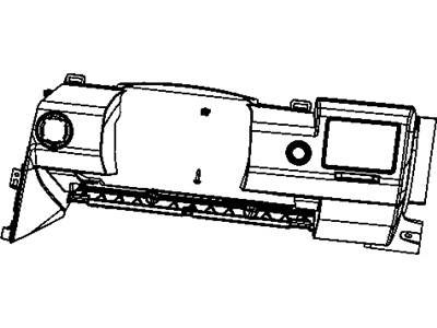 Mopar XT10XDBAD Bezel Instrument Panel Mopar XT10XDBAD Bezel Instrument Panel