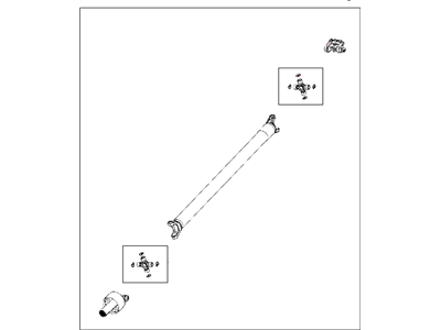 2017 Ram 2500 Drive Shaft - 68233614AC