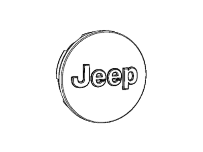 Jeep 1LB77NTZAC CAP Wheel Center