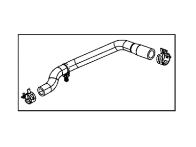 Jeep 68273503AC HOSE Engine Oil Cooler Return Includes Clamps