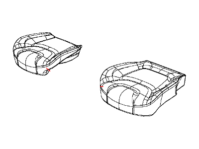 Jeep 5VG18LAAAA COVER Front Seat Cushion