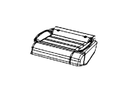 Mopar 1XD40VT9AA Cover Rear Seat Cushion