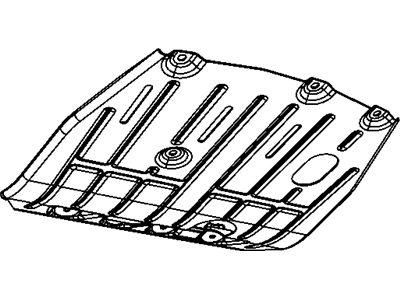 Jeep 5105236AB SKID PLATE Front
