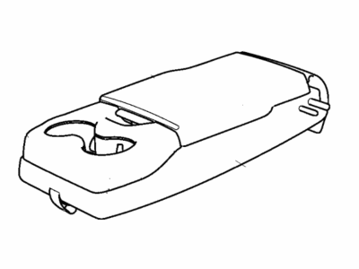Mopar 5ZP74DX9AA Armrest Rear Seat Center Assembly Mopar 5ZP74DX9AA Armrest Rear Seat Center Assembly