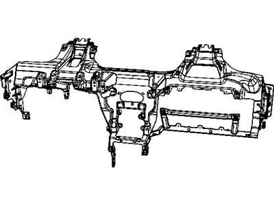 Mopar 5028867AA Reinforcement Instrument Panel