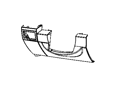 Dodge 1JW76XDVAC COVER Steering Column