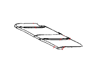 Mopar 5NA86LA8AB Cover Rear Seat Cushion Right