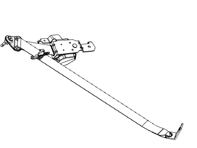 Jeep 6105136AA Outer Belt Assembly Upper Bolt