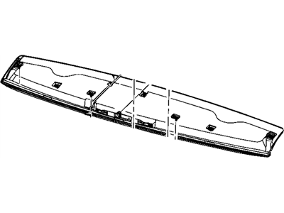 Dodge 1SF62TZZAF SPOILER Liftgate