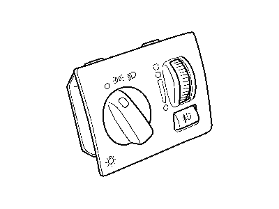 Dodge 68019567AB SWITCH Headlamp
