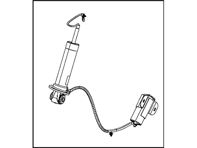 Mopar 5181785AD Shock Absorber Suspension, Front