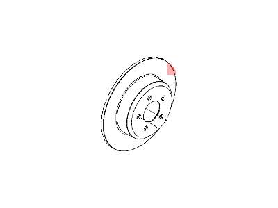 Dodge 4779209AE ROTOR Brake Rear