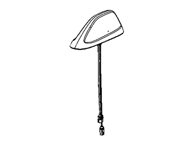 Chrysler 6DE46AXRAA ANTENNA Base Cable And Bracket