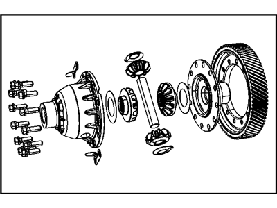 5078726AA Mopar Differential Assembly Complete Illustration 1 of 1
