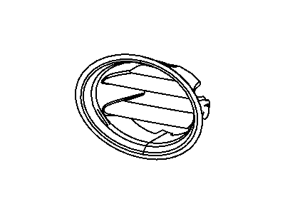 Mopar ZN32ABVAA Hole Plug, Blue