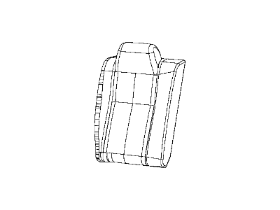 Dodge 6BK34LR5AA COVER Rear Seat Back Right